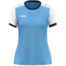 JAKO Sport-Shirt Dynamic Trikot (Polyester-Micro-Mesh) himmelblau/weiss Damen