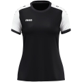 JAKO Sport-Shirt Dynamic Trikot (Polyester-Micro-Mesh) schwarz/weiss Damen