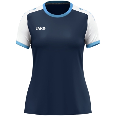 JAKO Sport-Shirt Dynamic Trikot (Polyester-Micro-Mesh) marineblau/weiss Damen