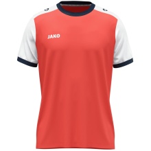 JAKO Sport-Tshirt Dynamic Trikot (Polyester-Micro-Mesh) coralrot/weiss Kinder
