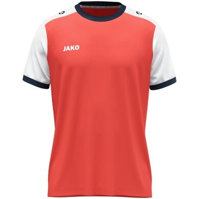 JAKO Sport-Tshirt Dynamic Trikot (Polyester-Micro-Mesh) coralrot/weiss Herren