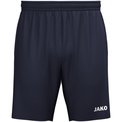 JAKO Sporthose (Webshort) One (Micro-Twill, Seitentaschen mit Reißverschluss) kurz marineblau Herren