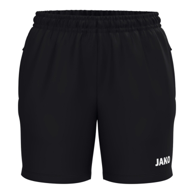 JAKO Sporthose (Webshort) One (Seitentaschen mit Reißverschluss) kurz schwarz Damen