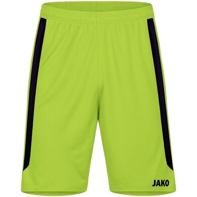 JAKO Sporthose Power (Polyester-Interlock, elastisch, schnelltrocknend) kurz neongrün Kinder