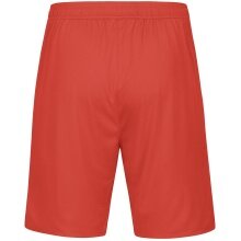 JAKO Sporthose Power (Polyester-Interlock, elastisch, schnelltrocknend) kurz orange/marineblau Kinder