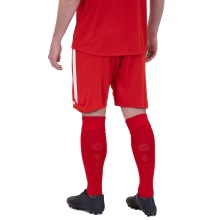 JAKO Sporthose Power (Polyester-Interlock, elastisch, schnelltrocknend) kurz rot/weiss Herren