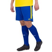 JAKO Sporthose Power (Polyester-Interlock, elastisch, schnelltrocknend) kurz royalblau/gelb Herren