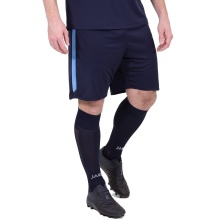 JAKO Sporthose Power (Polyester-Interlock, elastisch, schnelltrocknend) kurz marineblau/skyblau Herren