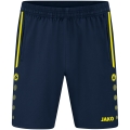 JAKO Sporthose Short Allround (Stretch-Micro-Twill) kurz marineblau/gelb Herren