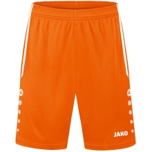 JAKO Sporthose Short Allround (Polyester-Interlock, Ohne Innenslip) kurz orange Herren