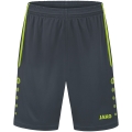 JAKO Sporthose Short Allround (Polyester-Interlock, Ohne Innenslip) kurz anthrazitgrau/lemon Herren