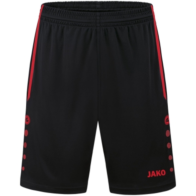 JAKO Sporthose Short Allround (Polyester-Interlock, ohne Innenslip) kurz schwarz/rot Jungen