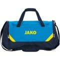 JAKO Sporttasche Iconic (Größe S - 28 Liter) blau/marineblau/gelb - 45x24x26cm