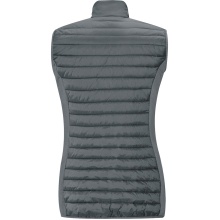 JAKO Steppweste Premium (elastisches Material, Seitentaschen mit Reißverschluss) dunkelgrau Damen