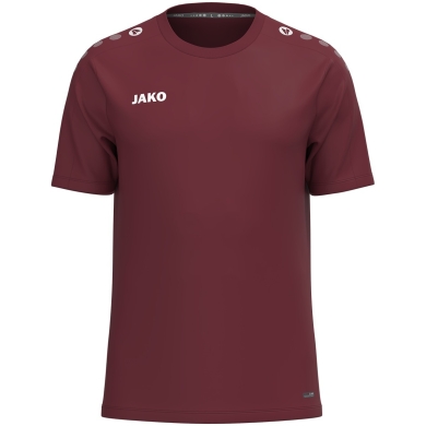 JAKO Sport-Tshirt One Cotton (Mischgewebe) bordeauxrot Herren