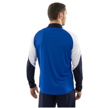 JAKO Trainingsanzug Polyester Dynamic (Jacke und Hose, sportiver Schnitt) royalblau/weiss/marineblau Herren