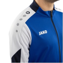JAKO Trainingsanzug Polyester Dynamic (Jacke und Hose, sportiver Schnitt) royalblau/weiss/marineblau Kinder