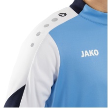 JAKO Trainingsanzug Polyester Dynamic (Jacke und Hose, sportiver Schnitt) himmelblau/weiss/marineblau Kinder