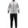 JAKO Trainingsanzug Polyester Dynamic (Jacke und Hose, sportiver Schnitt) hellgrau/weiss/grau Kinder