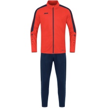 JAKO Trainingsanzug Polyester Power (Jacke und Hose) orange/marineblau Herren