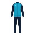 JAKO Trainingsanzug (Polyesteranzug) Sonic - 100% rec. Polyester - aquablau/marineblau Jungen