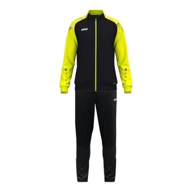 JAKO Trainingsanzug (Polyesteranzug) Sonic - 100% rec. Polyester - schwarz/gelb Jungen