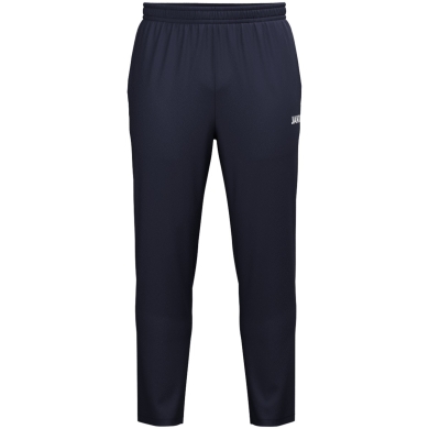 JAKO Trainingshose One Webhose (Seitentaschen mit Reißverschluss) lang marineblau Herren