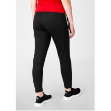 JAKO Trainingshose Pant Allround (Polyester-Terry, hoher Tragekomfort) lang schwarz Damen