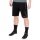 JAKO Trainingshose (Short) Challenge - Double-Stretch-Knit, Seitentaschen mit Reissverschluss - schwarz/grau Herren