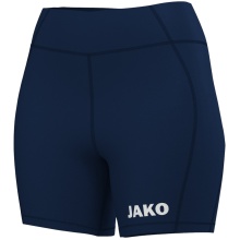 JAKO Trainingshose Indoor Tight Power (Polyester-Stretch-Jersey) kurz marineblau Damen