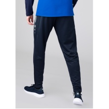 JAKO Trainingshose Pant Allround (Polyester-Terry, hoher Tragekomfort) lang marineblau Herren