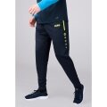 JAKO Trainingshose Pant Allround (Polyester-Terry, hoher Tragekomfort) lang marineblau/gelb Herren
