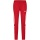 JAKO Trainingshose (Polyesterhose) Power (elastisch, Seitentaschen mit Reißverschluss) lang rot/weiss Damen