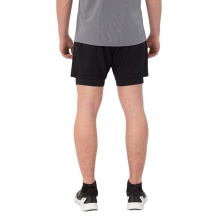 JAKO Trainingshose Short Power 2in1 (elastischer Bund) kurz schwarz Herren