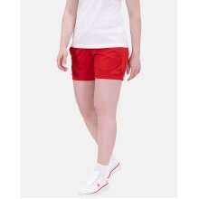 JAKO Trainingshose Short Power (Polyester-Interlock, elastisch, strapazierfähig) kurz rot Damen