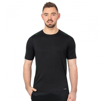 JAKO Sport-Tshirt Challenge - Polyester-Stretch-Jersey - schwarz/grün Herren