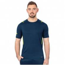 JAKO Sport-Tshirt Challenge - Polyester-Stretch-Jersey - dunkelblau/gelb Herren