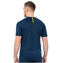 JAKO Sport-Tshirt Challenge - Polyester-Stretch-Jersey - dunkelblau/gelb Herren