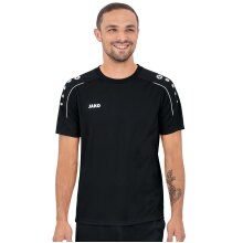 JAKO Sport-Tshirt Classico (100% Polyester-Jacquard) schwarz Herren