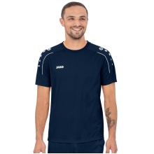 JAKO Sport-Tshirt Classico (100% Polyester-Jacquard) marineblau Herren