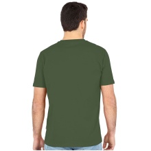 JAKO Freizeit-Tshirt Organic Stretch (Bio-Baumwolle) olivegrün Herren