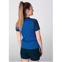 JAKO Sport-Shirt Performance (modern, atmungsaktiv, schnelltrocknend) royalblau/marineblau Damen