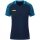 JAKO Sport-Shirt Performance (modern, atmungsaktiv, schnelltrocknend) marineblau/hellblau Damen