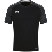 JAKO Sport-Tshirt Performance (modern, atmungsaktiv, schnelltrocknend) schwarz/anthrazitgrau Kinder