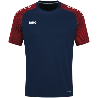 JAKO Sport-Tshirt Performance (modern, atmungsaktiv, schnelltrocknend) marineblau/rot Kinder