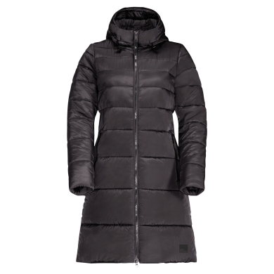 Jack Wolfskin Wintermantel Eisbach Coat (winddicht, wasserabweisend, PFC-frei) phantomgrau Damen