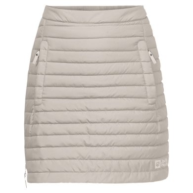 Jack Wolfskin Winterrock Iceguard (winddicht, warm wattiert, PFC-frei) perlenweiss Damen