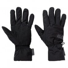 Jack Wolfskin Handschuhe Stormlock Highloft Glove - warmes Fleecefutter, winddicht, wasserabweisend, PFC-frei - schwarz