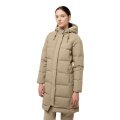 Jack Wolfskin Winter-Daunenmantel Nordlicht Coat (Fleece-Futter) hellbraun Damen