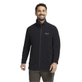 Jack Wolfskin Fleecejacke Taunus 100 Full Zip (leicht, atmungsaktiv) schwarz Herren